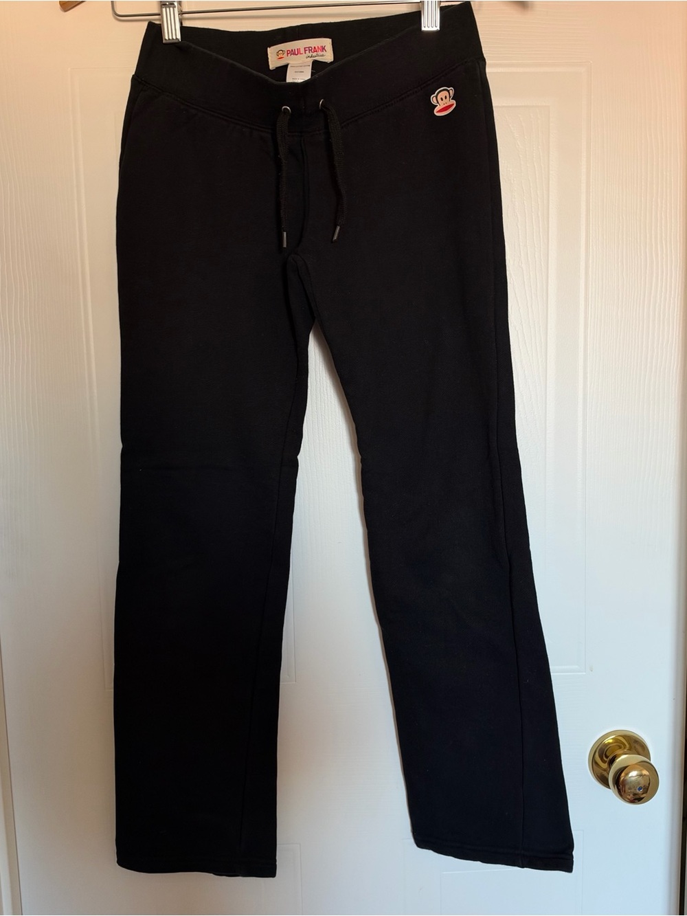 Paul Frank Black Kids Sweatpants with Monkey Patch